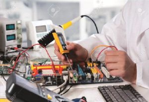 Electronic Work Bench with Testing Instruments
